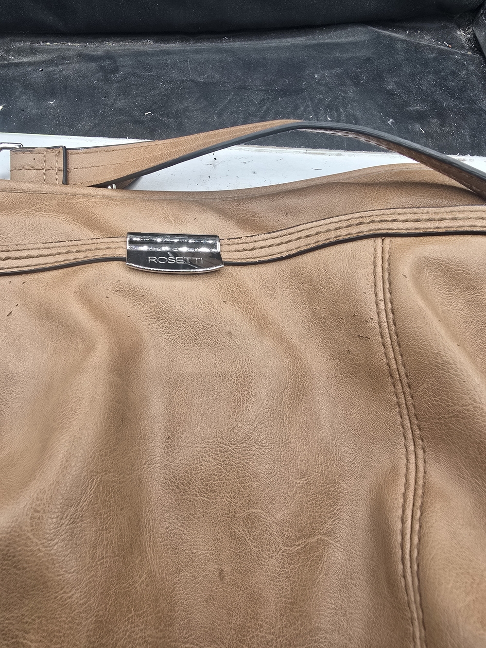 Rosetti Tan Leather Men's Shoulder Bag